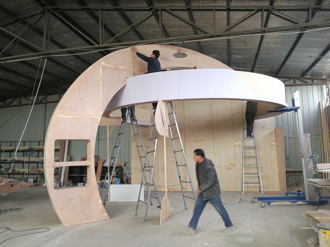 工人现场施工业内从事展览展示环境工程承建的专业制作工厂enterprise